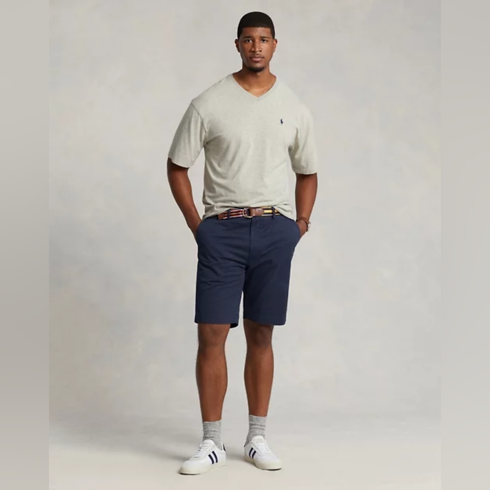 Polo Ralph Lauren Stretch Classic Fit Chino Shorts NWT in Navy